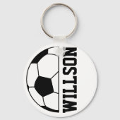 Naam voetbal sleutelhanger (Voorkant)