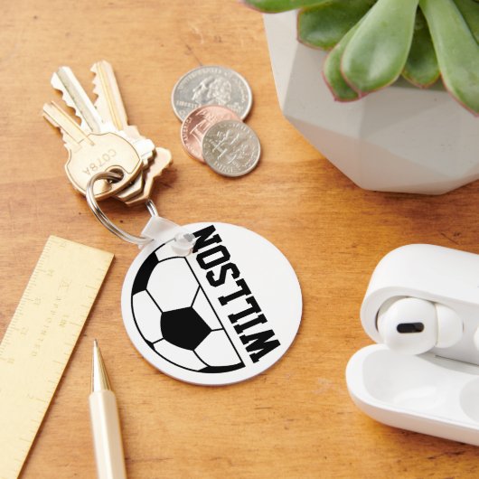 Naam voetbal sleutelhanger (Bureau)