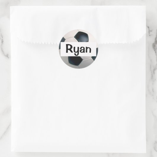 Naam Voetbal Stickers (Tas)