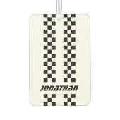 Naam Volledig aangepaste kleuren Dubbele gecheckte Luchtverfrisser (Achterkant)