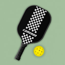 Naam Volledig aangepaste kleuren Dubbele gecheckte Pickleball Paddle