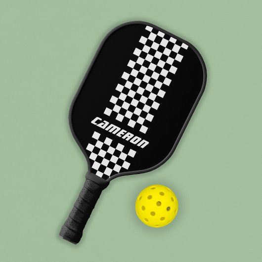 Naam Volledig aangepaste kleuren Dubbele gecheckte Pickleball Paddle