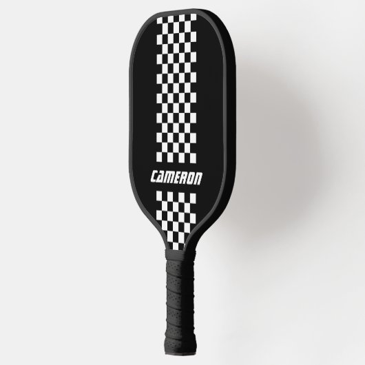 Naam Volledig aangepaste kleuren Dubbele gecheckte Pickleball Paddle (Links)