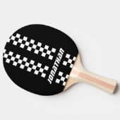 Naam Volledig aangepaste kleuren Dubbele gecheckte Tafeltennisbatje (Zijkant)