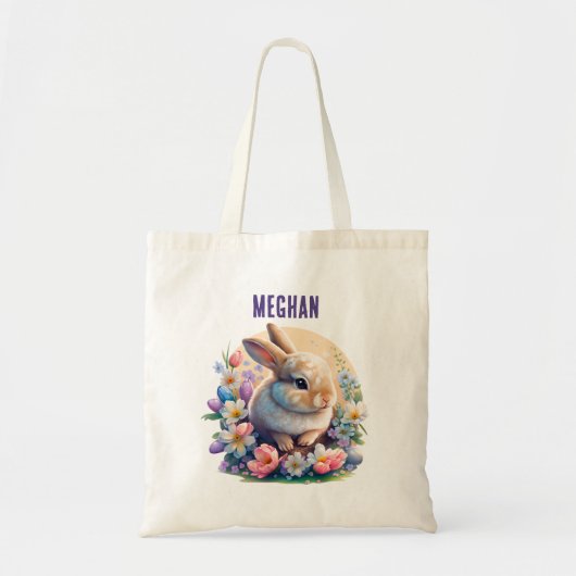 naam voor schattig paasbroodje tote bag (Voorkant)