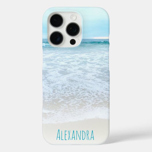 Naam voorbeeldfoto van Californische Ocean Beach W Case-Mate iPhone Case (Achterkant)