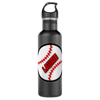 Naam vrouw op Baseball LAURIE V-Neck Waterfles
