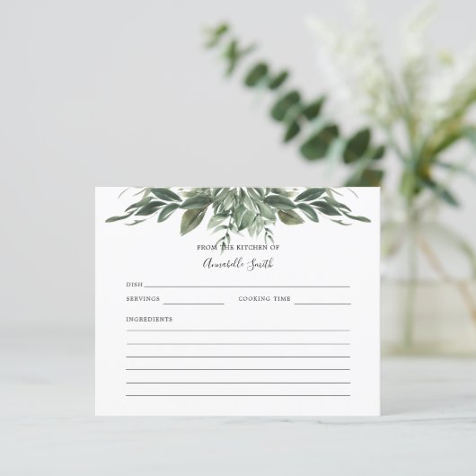 Naam vulblad Ontvangkaart (Staand voorkant)