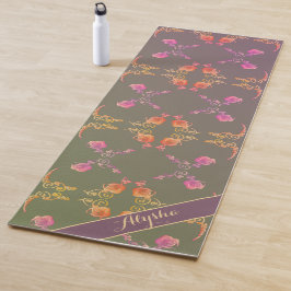 Naam w / Roos Harten op Plum Yogamat
