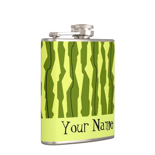 Naam Watermeloen Stripe Heupfles (Rechts)