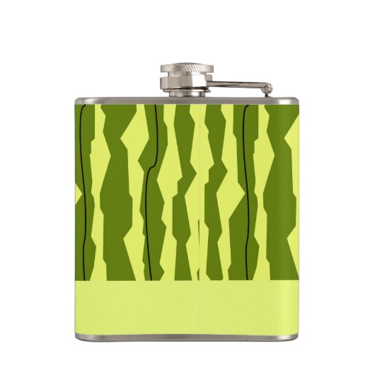 Naam Watermeloen Stripe Heupfles (Achterkant)