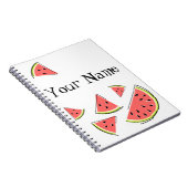 Naam watermeloenen notitieboek (Rechterzijde)