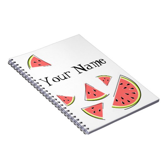 Naam watermeloenen notitieboek (Rechterzijde)