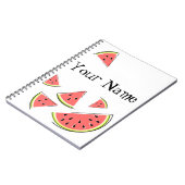 Naam watermeloenen notitieboek (Linkerzijde)