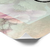 Naam Waterverf  Pansies Flowers Pastels Perfect Poster (Hoek)