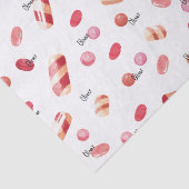 Naam, Weefselpapier (3) Valentijn Snoep Patroon Tissuepapier (Detail)