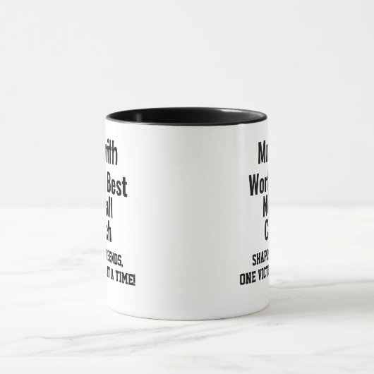 Naam, Werelden Beste Netball Coach Mok (Midden)