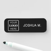 Naam werknemer Bedrijf Logo Simple Naamplaatje (In situ)