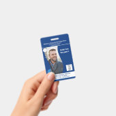 Naam Werknemer Foto Bar Code ID Kaart Badge (Handheld)
