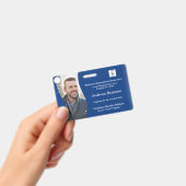 Naam Werknemer Foto Bar Code ID Kaart Badge (Handheld)