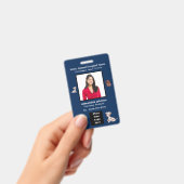 Naam Werknemer ID Identificatie Logo Aangepast Badge (Handheld)