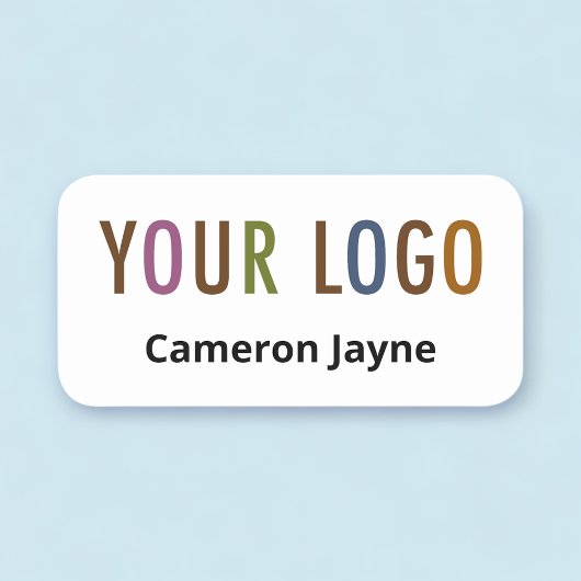 Naam werknemer Markering Aangepast Logo magnetisch Naamplaatje