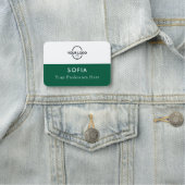 Naam werknemer Markering Aangepast Logo magnetisch Naamplaatje (In situ)