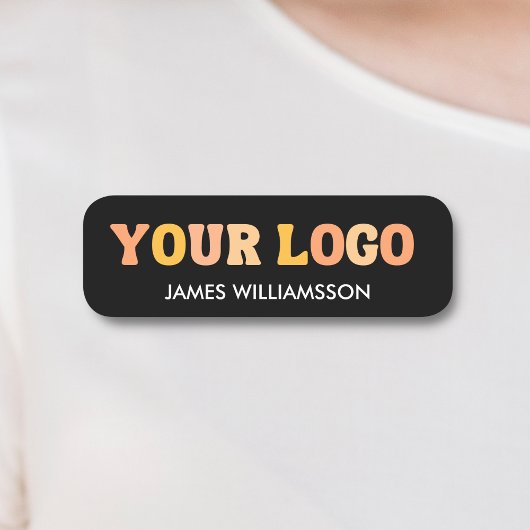Naam werknemer Markering Aangepaste Logo Magnetisc Naamplaatje