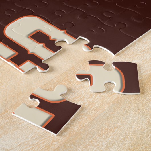  NAAM Westerne Cowboy Bull Rider Rodeo Legpuzzel (Zijkant)