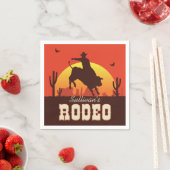 NAAM Westerne Cowboy Bull Rider Rodeo Servet (Insitu)