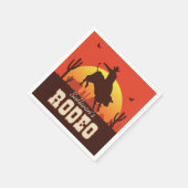 NAAM Westerne Cowboy Bull Rider Rodeo Servet (Hoek)