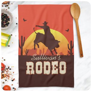  NAAM Westerne Cowboy Bull Rider Rodeo Theedoek
