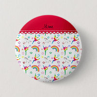 Naam white gymnastics rainbows unicorns