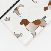 Naam white Wirehaered Pointing Griffon dogs Fleece Deken (Hoek)