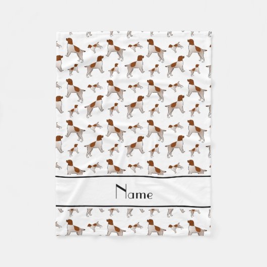 Naam white Wirehaered Pointing Griffon dogs Fleece Deken (Voorkant)