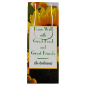 Naam & Wijn Offerte Herfst Zonnebloemen Wijn Cadeautas (Voorkant)