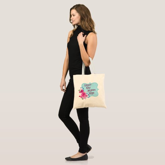 Naam wijzigen Datum Legend Wife Moeder Mimi Tote Bag (Voorkant (model))