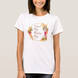 Naam wijzigen Datum legiend vrouw mama Gigi T-shirt