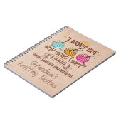 Naam wijzigen die ik niet meer koop dan ik lachte notitieboek (Linkerzijde)