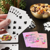 Naam wijzigen en tekst grootmoeder perfecte mix ro pokerkaarten (Insitu)