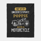 Naam wijzigen Nooit Onderschatten van grootpemotor Fleece Deken (Voorkant)