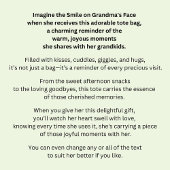 Naam wijzigen Oma's Bezoek Floral Tote Bag