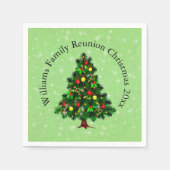 Naam wijzigen Tekst overeenkomen met kerstboom coc Servet (Voorkant)