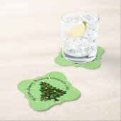 Naam wijzigen Tekst overeenkomen met kerststructuu Kartonnen Onderzetters (Insitu)