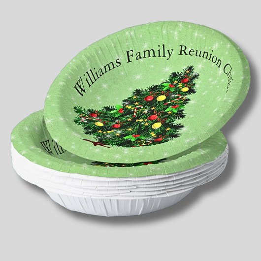 Naam wijzigen Tekst passend bij Kerstboom 20xx Papieren Kommen