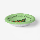 Naam wijzigen Tekst passend bij Kerstboom 20xx Papieren Kommen (Gebogen)