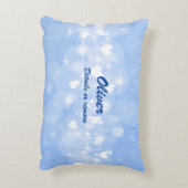 Naam wijzigen Tekst, We hebben een wens gemaakt en Accent Kussen (Achterkant (Verticaal))