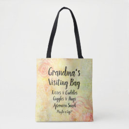 Naam wijzigen / woorden Oma's Bag Floral Tote Bag