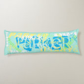 Naam Wijzigingsinstantie Pillow Naam Collage Soft  Lichaamskussen (Achterkant)