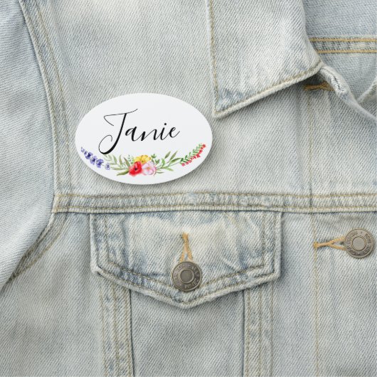 Naam Wilde bloem Markering Naamplaatje (In situ)